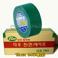 녹색 면테이프50mmx25m_BOX(40개입)